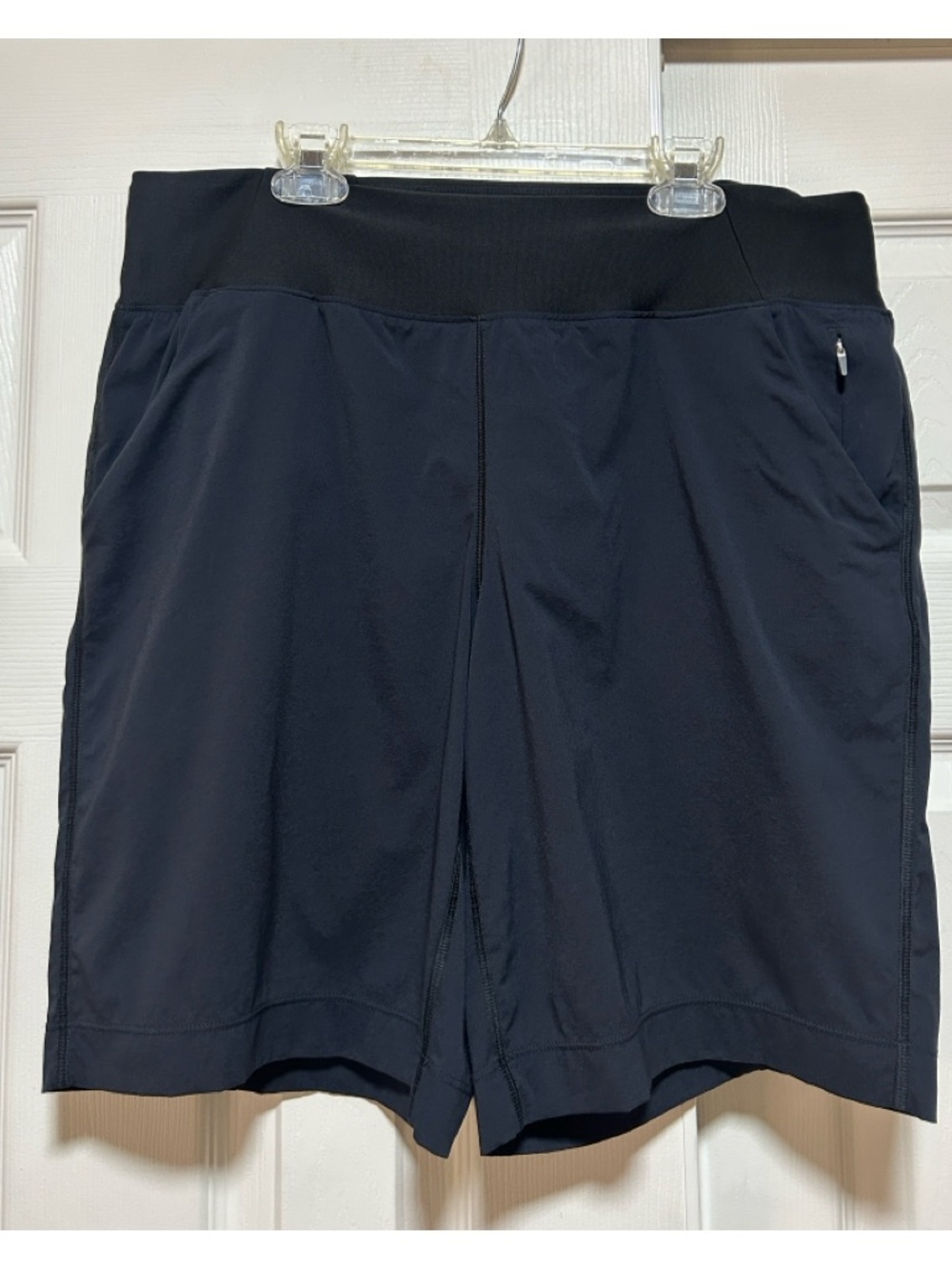 Prana Koen Flat Front Short Dark Blue Women's Size Large - Picture 2 of 7